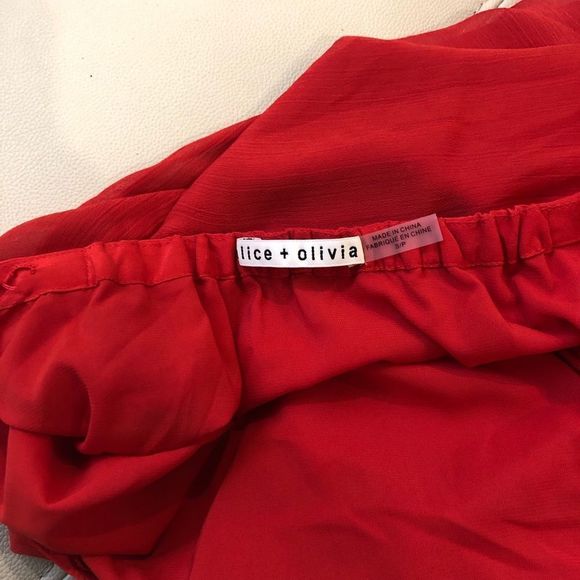 Alice + Olivia orange top - Picture 3 of 10